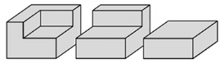 Symbolische Darstellung der drei Elemente: Ecke Hocker und Sessel